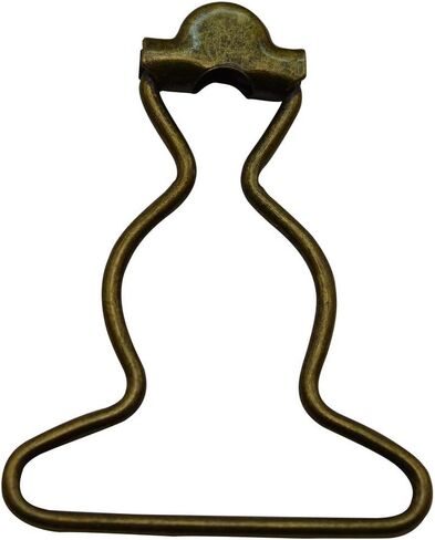 Amanaote مقاس 1.25 سم من الداخل مقاس سفلي برونزي، مشبك تعليق إجمالي، حزمة من 12 قطعة in Kuwait