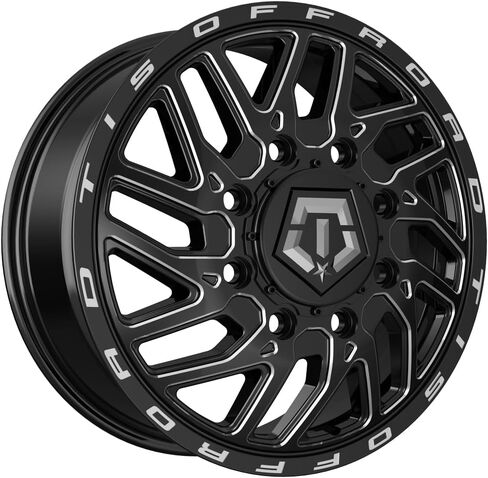 TIS 544BM Gloss Black with Milled Accents Wheel (22 x 22. inches /6 x 135 mm, 10 mm Offset) in Saudi Arabia