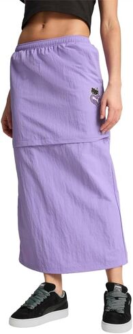 PUMA Womens Hello Kitty Woven Maxi Skirt Casual Casual - Purple in Saudi Arabia