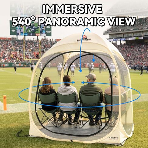 خيمة رياضية منبثقة - خيمة فقاعية مقاومة للماء في الهواء الطلق مع حصيرة أرضية وغطاء علوي، خيام فقاعية شفافة تتسع لـ 2/4 أشخاص للمناسبات الرياضية والتخييم والهتاف وصيد الأسماك in Kuwait