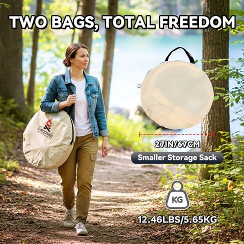 خيمة رياضية منبثقة - خيمة فقاعية مقاومة للماء في الهواء الطلق مع حصيرة أرضية وغطاء علوي، خيام فقاعية شفافة تتسع لـ 2/4 أشخاص للمناسبات الرياضية والتخييم والهتاف وصيد الأسماك in Kuwait