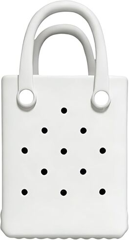 Rubber Tote Bag, Mini Rubber Beach Bag, Lightweight Washable Tote for Beach Pool Travel in Saudi Arabia