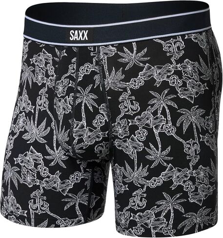 SAXX Underwear Co. Men's Daytripper Boxer Brief Fly, Navy Heather, Small in Kuwait