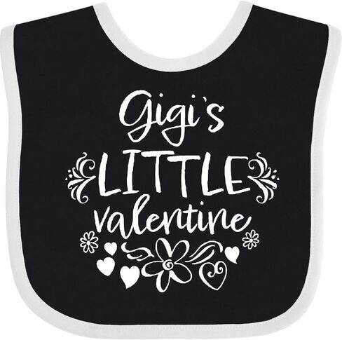 inktastic Gigi's Little Valentine Baby Bib in Saudi Arabia