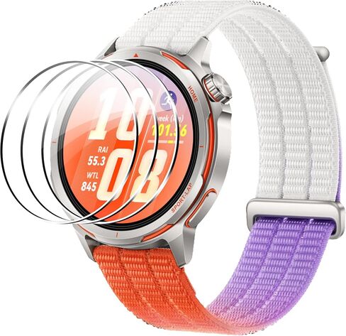 متوافق مع واقي الشاشة Garmin Venu 3S، طبقة تغطية كاملة للشاشة ثلاثية الأبعاد مضادة للخدش، صديق للحافظة، HD Ultra، 3 عبوات in Kuwait