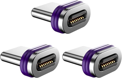 نصائح محول مغناطيسي 3 حزم 16 دبابيس USB2.0 استبدال نصائح OTG لأجهزة Android الصغيرة شحن سريع كابل الهاتف المغناطيسي ذكر محول (مايكرو USB) in Kuwait