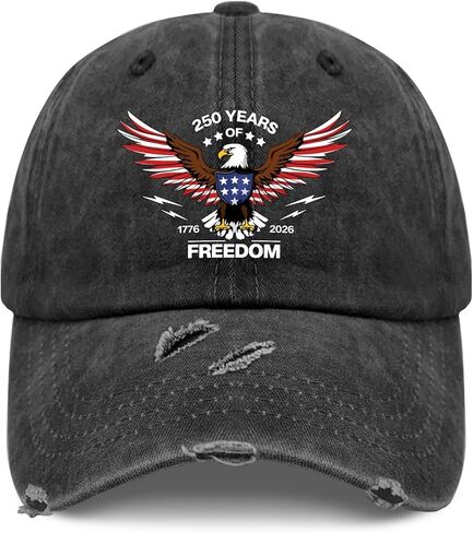 US 250TH Anniversary Hats for Women Trendy Washed Distressed Baseball Caps in Saudi Arabia