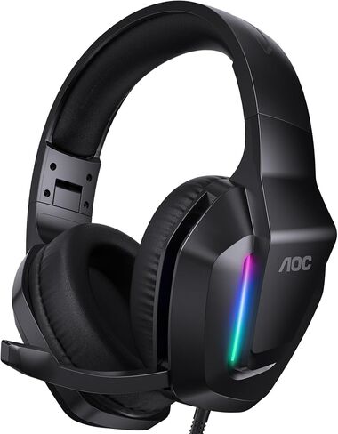AOC Gaming Headset for PS5, Wired Gaming Headphones with Mic in Kuwait