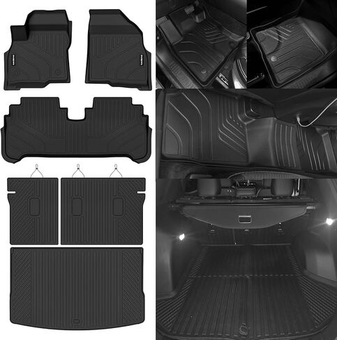 Naibeve Floor Mats for 2009-2013 Subaru Forester- All Weather Custom for Subaru Forester Floor Mats Cargo Mat Liners & Floor Liner Accessories in Saudi Arabia