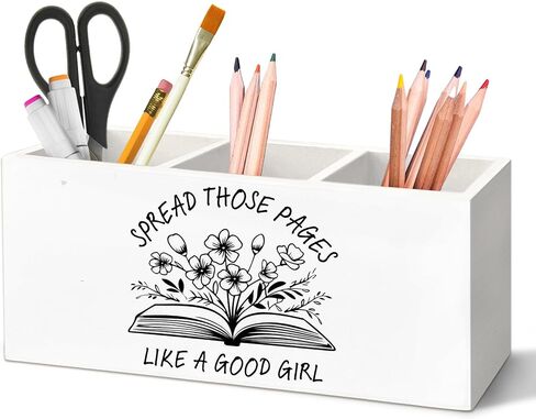 Therapist Office Decor Pen Holder for Desk, Counselor Gifts Pencil Organizer, Safe Space Sign Wooden Pen Holder Desk Accessories Decor for Home Counseling Mental Health Office in Saudi Arabia