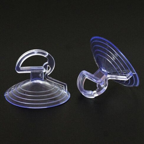 24 قطعة من كوب شفط الزجاج الأمامي للسيارة، كوب شفط PVC لنوافذ السيارة، مناسب للسيارات والمطابخ والحمامات والمكاتب (أسود) in Saudi Arabia