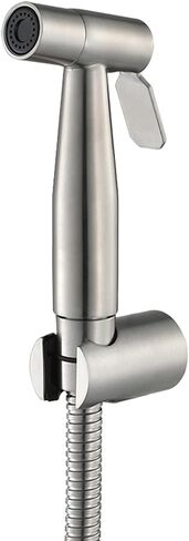 HandheldSprayer for Toilet Brass Baby Cloth Diaper Sprayer Portable Hand Held ToiletSprayer Head withHose and Bracket, for Feminine Wash, Easy to Install,Black(Rose Gold) in Saudi Arabia