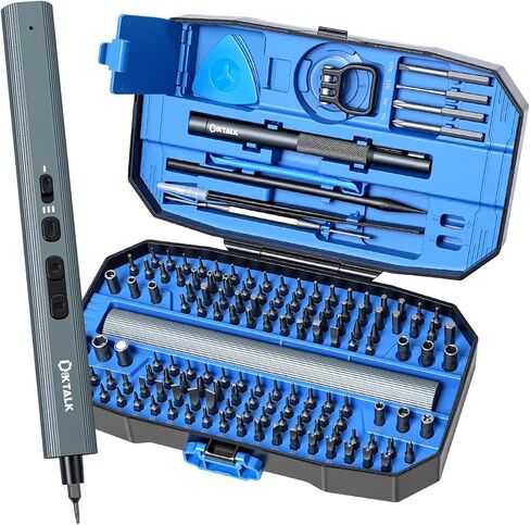 59Pcs Multi Bit Precision Screwdriver Set with 44 CRV Bits & 15 Accessories, Magnetic Small Electronics Repair Tool Kit with Ergonomic Handle & Storage Case/Repair Tool Bag in Saudi Arabia