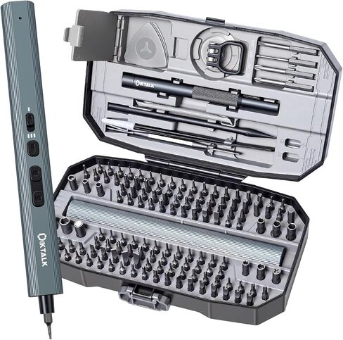 59Pcs Multi Bit Precision Screwdriver Set with 44 CRV Bits & 15 Accessories, Magnetic Small Electronics Repair Tool Kit with Ergonomic Handle & Storage Case/Repair Tool Bag in Saudi Arabia