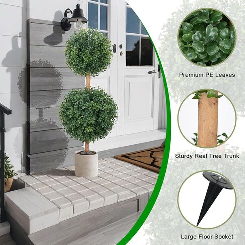 8 Pcs Eucalyptus Stems Faux Greenery Stems 27.5" Long Stem Artificial Flowers for Tall Vase Faux Eucalyptus Leaves Branches for Indoor House Living Room Kitchen Wedding Decor in Saudi Arabia