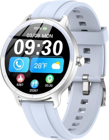 Smart Watch for Men Women(Answer/Make Calls), Smartwatch Built-in AI Voice, 1.27" HD Fitness Tracker with Heart Rate/Sleep/Step/SpO2 Monitor, 100+ Sports Modes, IP68 Waterproof Watch for Android iOS in Saudi Arabia