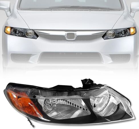 المصباح الأمامي الجانب الأيمن للركاب متوافق مع 2006 2007 2008 2009 2010 2011 Honda Civic HO2503125 in Kuwait