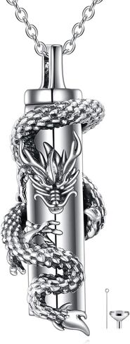 Daisy Urn Necklaces for Ashes Sterling Silver Teardrop Cremation Jewelry for Ashes Memory Jewelry for Women Men in Saudi Arabia