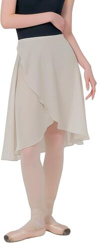 Women's Ballet Instructor Wrap Skirt Tie-Up One-Piece Knee-Length/Below-Knee Back Length: ~24 inches in Saudi Arabia