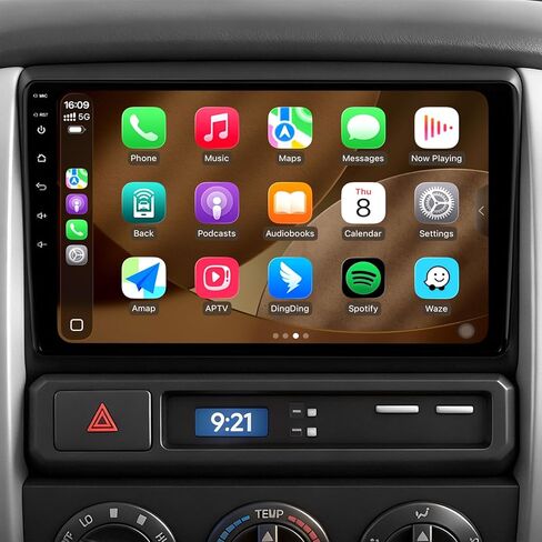4Core 64GB ROM راديو ستيريو للسيارة Toyota Tacoma 2005-2015، 9 بوصة QLED HD شاشة تعمل باللمس Android 13 وحدة رئيسية مع Carplay/Android Auto/5 جيجا هرتز WiFi/DSP/1080P كاميرا احتياطية/SWC/AM وراديو FM in Kuwait