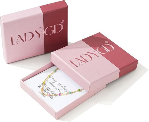 قلادة مطرزة للنساء، سلسلة طبقات من الخرز متعددة الألوان مطلية بالذهب عيار 14 قيراط، مجوهرات يومية أنيقة in Kuwait