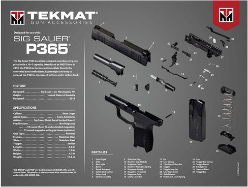 TEKMAT 20" X 15" Ultra Handgun MAT/SIG SAUER P226™ in Saudi Arabia