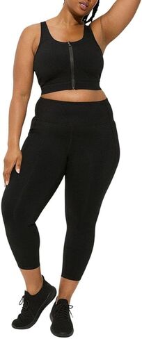 طماق Torrid النسائية ذات الحجم الكبير - سروال ضيق بجيب جانبي نشط in Kuwait