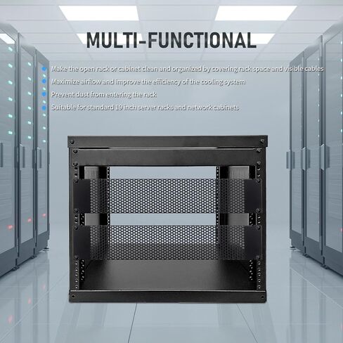 لوحة فارغة بفتحة تهوية 1U، حامل لوحة فارغة على حامل معدني لحاوية حامل الخادم مقاس 19 بوصة أو خزانة الشبكة، عبوتان in Kuwait