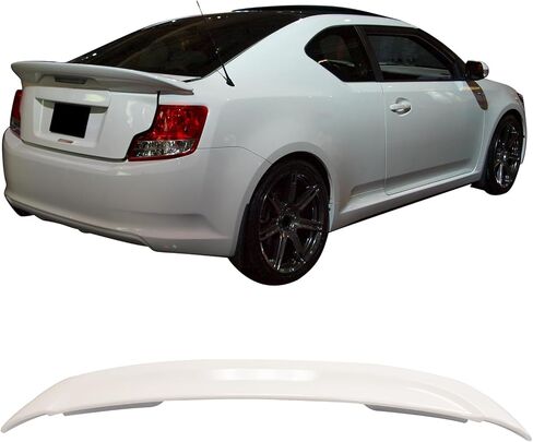 IKON MOTORSPORTS، سبويلر صندوق السيارة متوافق مع 2011-2016 Scion tC، طراز مصنع OE مطلي #3R0 قرمزي قرمزي ABS بلاستيك غطاء صندوق السيارة الخلفي شفة جناح سبويلر in Saudi Arabia