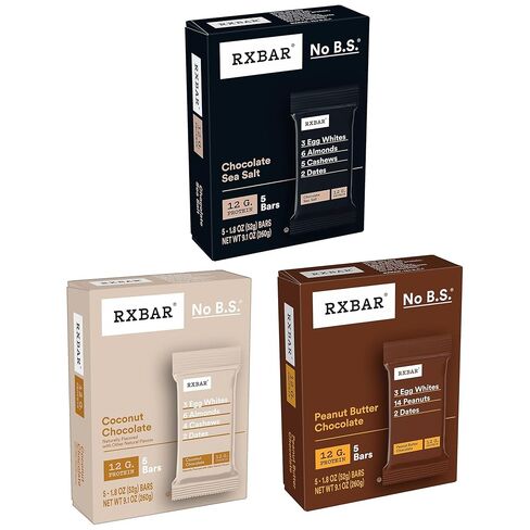 RXBAR Protein Bars, Protein Snack, Snack Bars, Chocolate Sea Salt, 22oz Box (12 Count) in Saudi Arabia