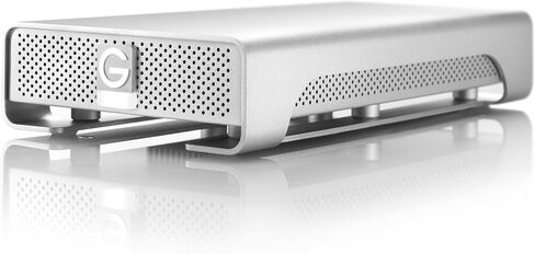 محرك الأقراص الصلبة الخارجي G-Technology سعة 2 تيرابايت مع eSATA، USB 2.0، Firewire 400، Firewire 800 Interfaces 0G00203 in Kuwait