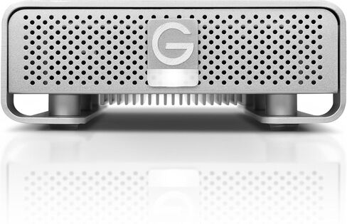 محرك الأقراص الصلبة الخارجي G-Technology سعة 2 تيرابايت مع eSATA، USB 2.0، Firewire 400، Firewire 800 Interfaces 0G00203 in Kuwait