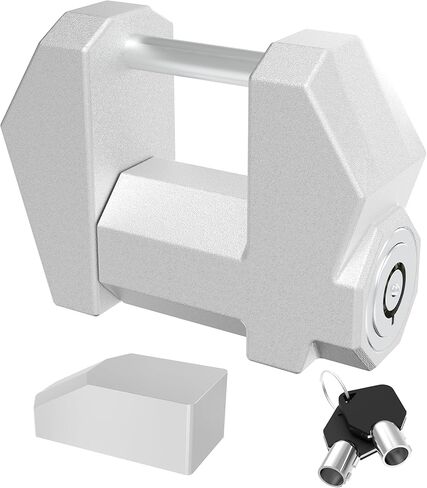 DEEAGLE Trailer Coupler Lock, Wide 1.2" Span, Trailer Cyberlock 1/4" Dia, Coupler Latch Lock for Wide Trailer Coupler Lock, Trailer Accessories Tow Boat RV Truck Car's Coupler, Black in Saudi Arabia