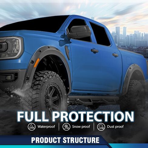 PIT66 Rear Right Fender Trim Molding Passenger Side Compatible with Ford Escape SEL/S/SE/Titanium 2013-2016 CJ5Z78290A60AA, FO1791116 Black PP in Saudi Arabia