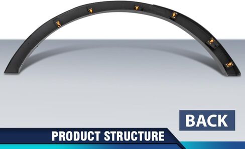 PIT66 Rear Right Fender Trim Molding Passenger Side Compatible with Ford Escape SEL/S/SE/Titanium 2013-2016 CJ5Z78290A60AA, FO1791116 Black PP in Saudi Arabia