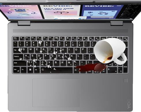 Keyboard Cover for Lenovo Yoga Pro 9 16IAH10 16IMH9/ Yoga Pro 9i 16IAH10 16IMH9 2026 2025 2024 16" Laptop, Yoga Pro 9 9i16 inch Laptop Keyboard Skin Protector-Clear in Saudi Arabia