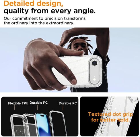 AICase for iPhone 17 Pro Max Case Clear 3 in 1 Heavy Duty Drop Protection Full Body Rugged Shockproof/Dust Proof Triple Layer Transparent Military Protective Tough Durable for iPhone 17 ProMax 6.9"_1 in Saudi Arabia