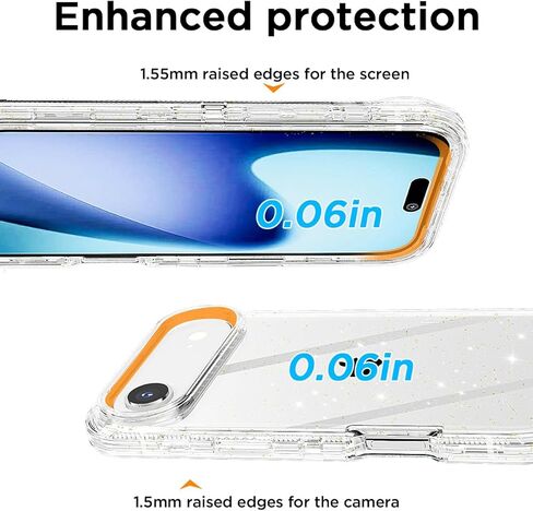 AICase for iPhone 17 Pro Max Case Clear 3 in 1 Heavy Duty Drop Protection Full Body Rugged Shockproof/Dust Proof Triple Layer Transparent Military Protective Tough Durable for iPhone 17 ProMax 6.9"_1 in Saudi Arabia