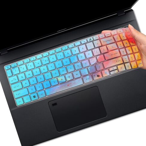 Keyboard Cover for Acer Aspire 15 A15-41/51/61M & Aspire Go 15 AG15-31P/42P/51P/71P & Aspire Vero 16 AV16-51P 58KU/7063/5641 AV16-51PT-74NR & Aspire 16 A16-51 Keyboard Cover Protector-Ombremint in Kuwait