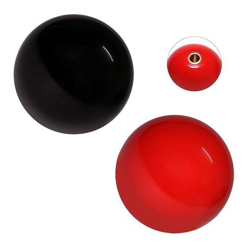Sghgcvjjf 2Pcs Arcade Replacement Parts,Arcade Joystick Ball Top,Round Joystick Head,for Arcade1up Zippy Sanwa Seimits Joystick with M6 Screw Thread（Black） in Saudi Arabia