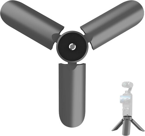 Mini Tripod Compatible with DJI OSMO Pocket 3, Stable Portable Pocket Stand, Desk Small Handheld Selfie Stick with 1/4" Screw in Kuwait