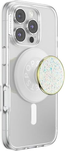 قبضة هاتف PopSockets لـ MagSafe مع مسند، حامل مغناطيسي، جزء علوي قابل للتبديل، تثبيت آمن لحافظات iPhone MagSafe، قبضة الهاتف والكمبيوتر اللوحي - قطع الكاكاو بالمينا in Kuwait