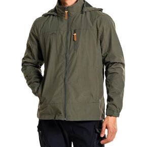 Men's Outdoor Waterproof Soft Shell Hooded Military Tactical Rain Jacket in Saudi Arabia