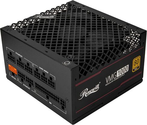 Rosewill VNG 650W 80+ Gold Certified, ATX 3.0 & 3.1 Compatible, Non-Modular, Low-Noise Power Supply, 450W PCIe 5.1 12V-2x6 Connector, Electrolytic Capacitor - 5 Year Warranty - VNG650 in Saudi Arabia