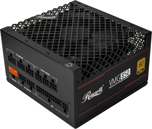 Rosewill VNG 650W 80+ Gold Certified, ATX 3.0 & 3.1 Compatible, Non-Modular, Low-Noise Power Supply, 450W PCIe 5.1 12V-2x6 Connector, Electrolytic Capacitor - 5 Year Warranty - VNG650 in Saudi Arabia