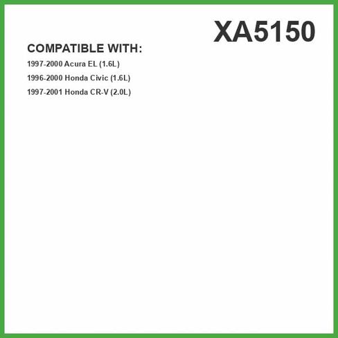 فلتر هواء المحرك الفاخر ECOGARD XA5150 يناسب Honda Civic 1.6L 1996-2000، CR-V 2.0L 1997-2001 | أكيورا إل 1.6 لتر 1997-2000 in Saudi Arabia