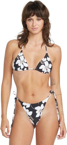 Volcom Women's Skimpy Bikini Bottoms – Quick-Dry Bikini Swim Bottoms, Black-G, Large in Saudi Arabia