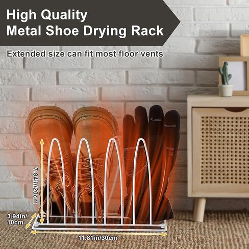 1 Pack Metal Shoe Drying Rack, Shoe, Boot, and Glove Dryer Rack, Dryer Rack for Shoes and Dryer Shoe Rack Inside Dryer in Saudi Arabia