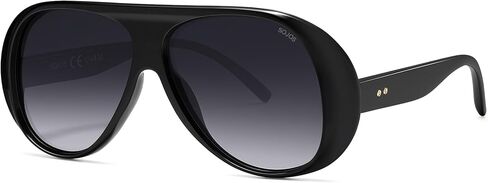 SOJOS Retro Polarized Oversized 90s Aviator Sunglasses Womens Men Trendy Vintage Square Shades SJ2661 in Saudi Arabia