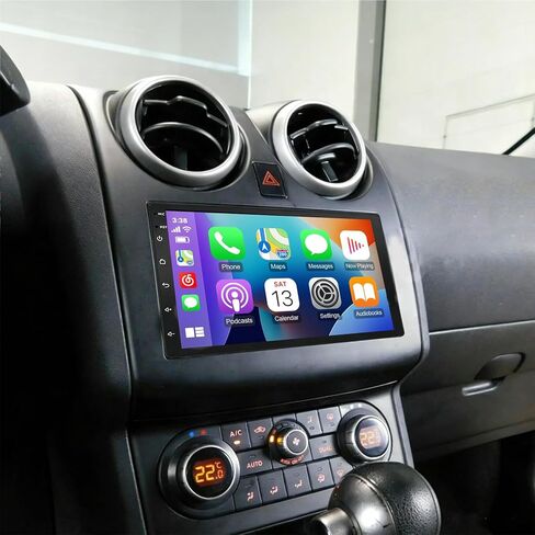 ستيريو سيارة PHEZEN بشاشة لمس 7 بوصة لسيارة 2008-2011 Nissan Rogue، راديو سيارة Android 13 مع Carplay ونظام ملاحة GPS تلقائي BT Mirror Link WiFi كاميرا احتياطية 2+32G in Kuwait